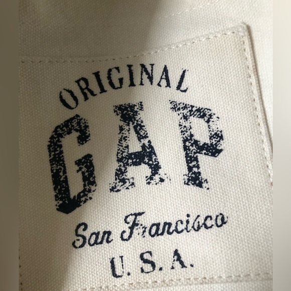 NWT Gap large cotton canvas boat tote - Picture 3 of 9